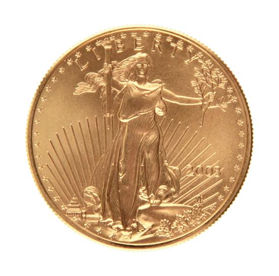 US 2003 American Eagle 50 gold 139136