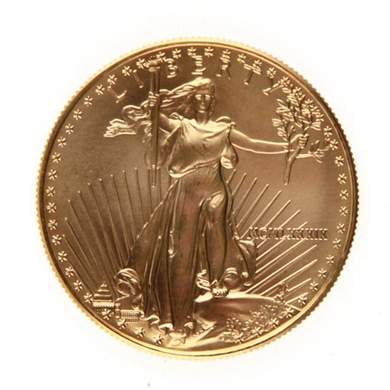 US 1989 American Eagle 50 gold 13912e