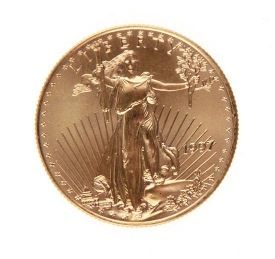 US 1997 American Eagle 25 gold 13913e