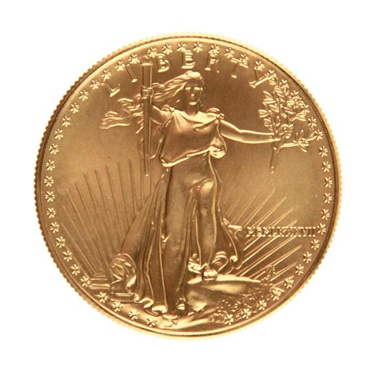 US 1987 American Eagle 50 gold 139142