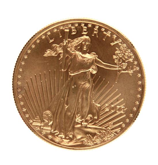 US 2003 American Eagle 50 gold 139143