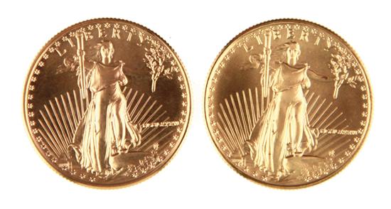 US 1986 American Eagle $25 gold coins