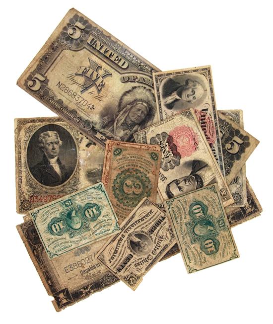 US paper currency consisting of  139151