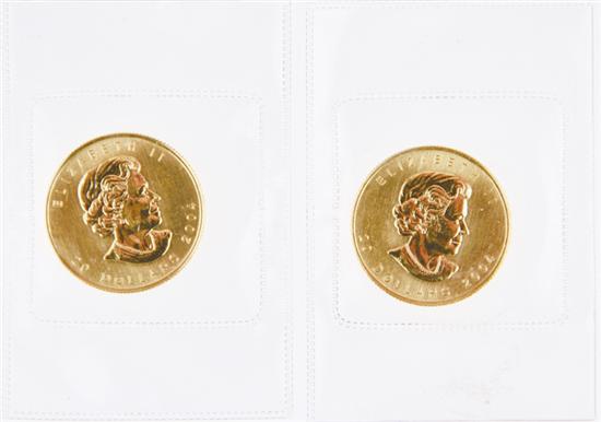 Canadian 2004 Gold Maple Leaf $20