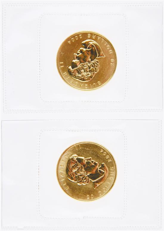 Canadian 2004 Gold Maple Leaf $20 coins