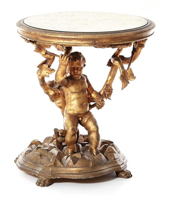 Continental carved giltwood sidetable 139280