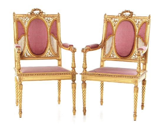 Pair Napoleon III style carved 1392a8