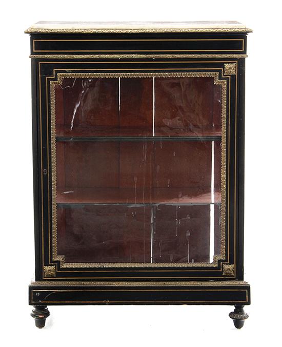 Louis XVI style marbletop ebonized 1392ad