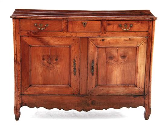 Louis XV fruitwood buffet late