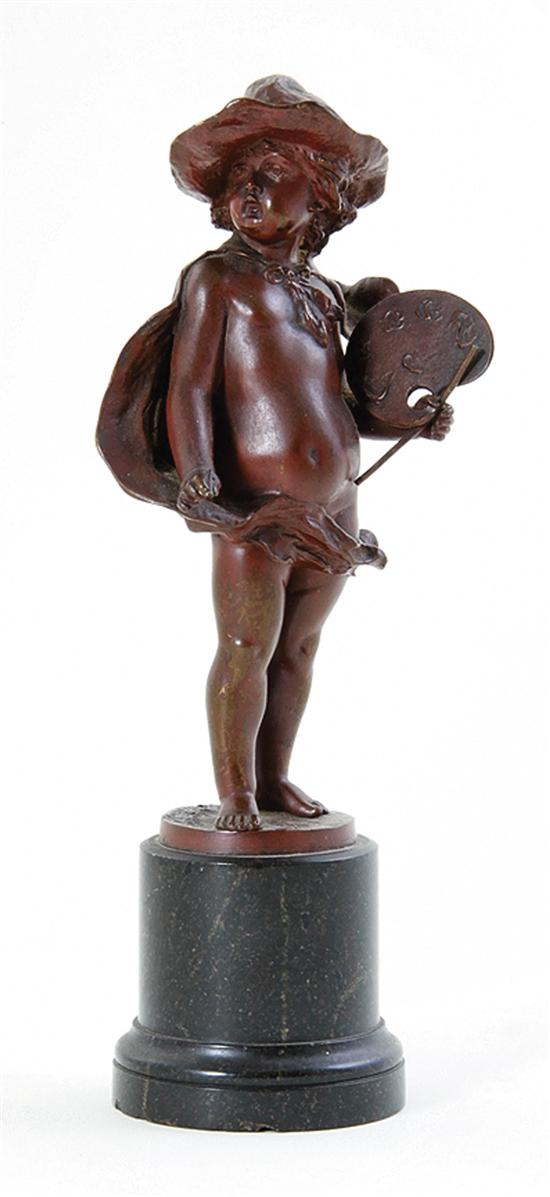 Continental bronze of young artist 139334