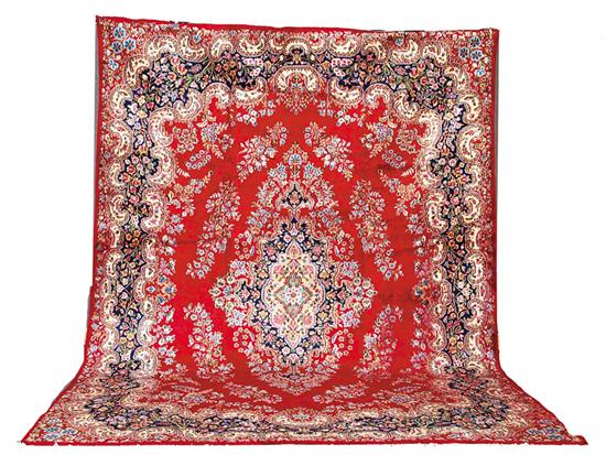 Persian Kerman carpet 9'11'' x