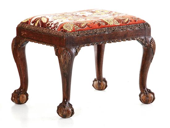 George II carved walnut and gilt-decorated