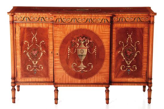 Edwardian style painted satinwood 1393c6