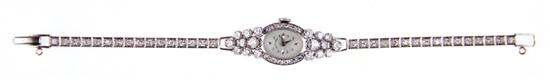 Hamilton diamond-set lady's wristwatch