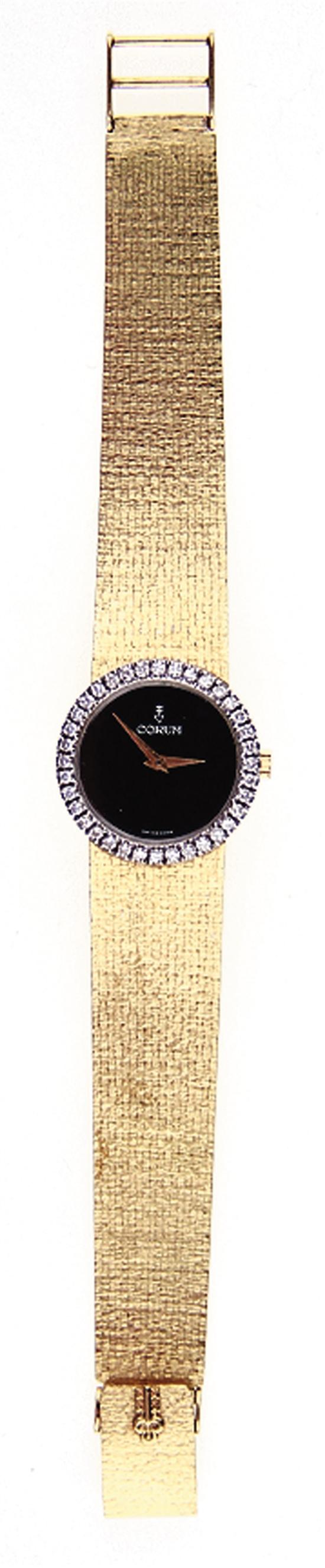 Corum gold lady s wristwatch 17 1393ff