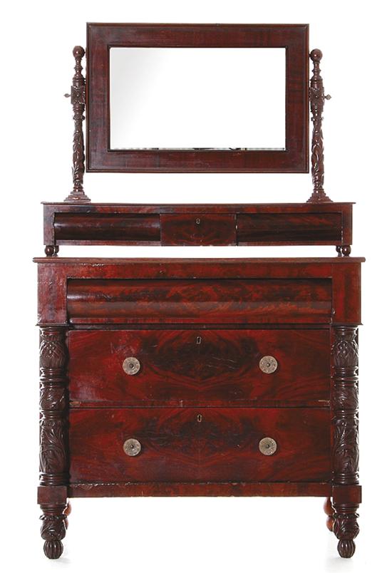 Classical carved mahogany dressing