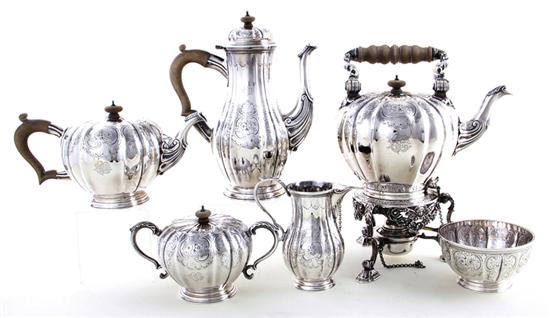 Edwardian sterling tea and coffee