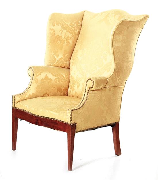 Federal style mahogany upholstered 1394b0