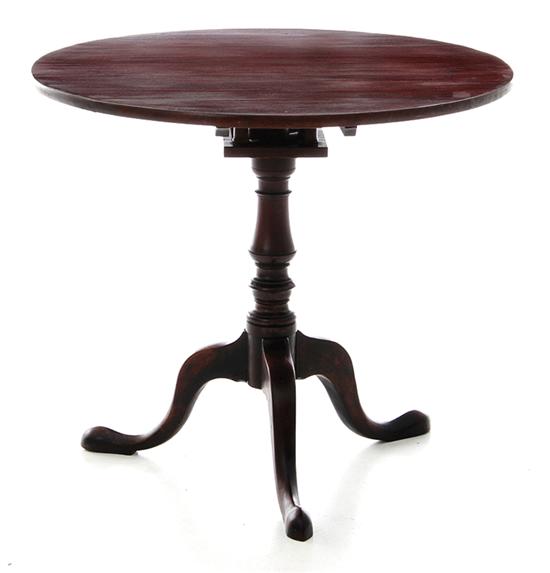 Georgian mahogany tilt-top tea table