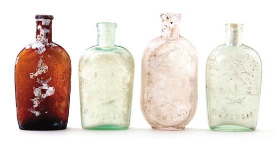 Collection of dispensary bottles