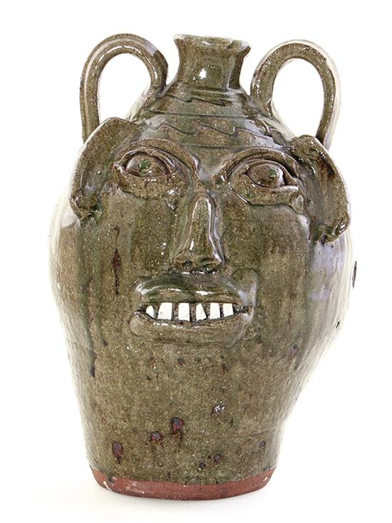 B B Craig stoneware face jug North 139518