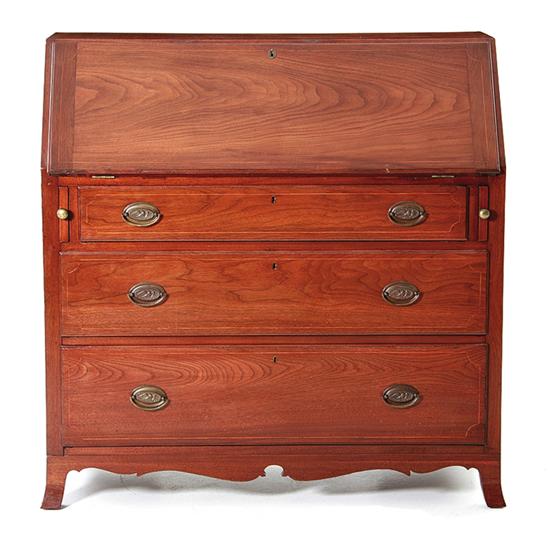 Southern inlaid walnut fallfront 139549