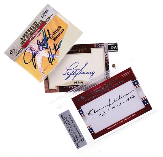 Collection Sports autographs including