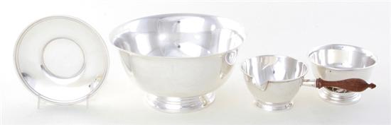 American sterling bowls and saucier 1395ab