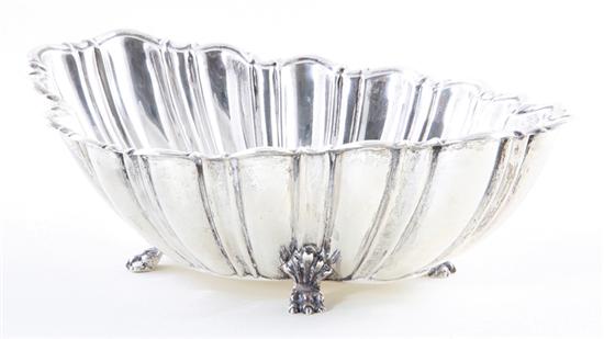 Reed & Barton sterling footed centerbowl
