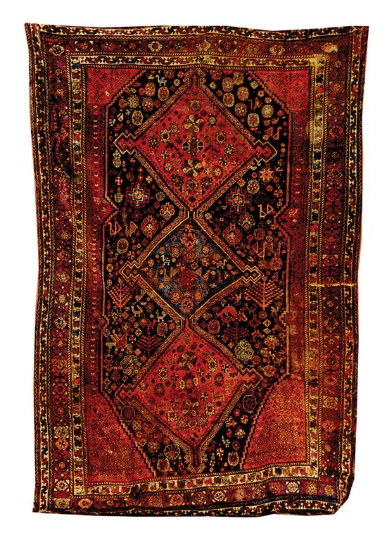 Hamadan carpet 8 6 x 5 1 Provenance  1395d8
