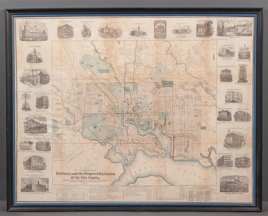  Map S J Martenet Map of 1395f8