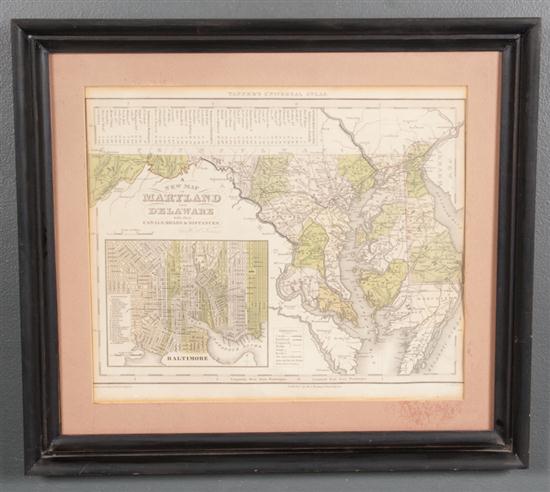  Map Tanner A New Map of Maryland 139600