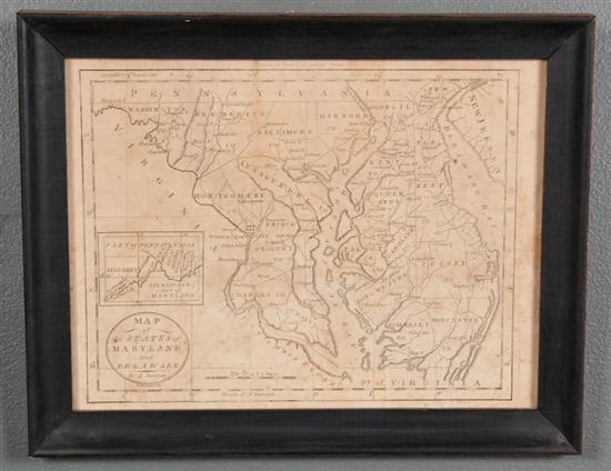  Map Map of the States of Maryland 139601