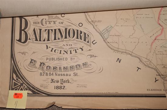 [Map] E. Robinson; ''City of Baltimore