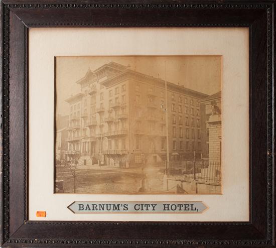 [Photograph] ''Barnum's City Hotel''
