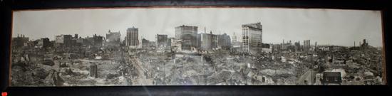 [Photograph] Panorama of Baltimore Fire