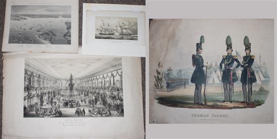 [Military Images] Four prints notably: