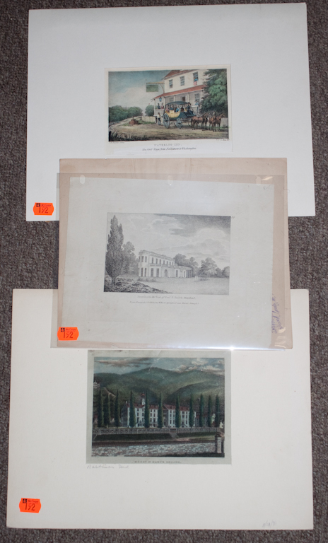 [Maryland Landmarks] Four prints