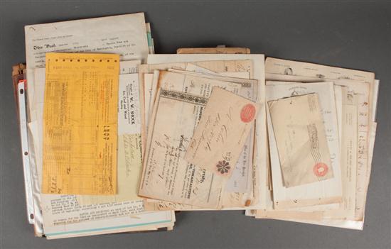 Assortment of commercial ephemera 13974a