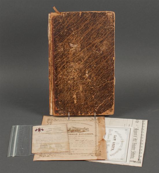  Maryland Militia Manuscript notebook 139748