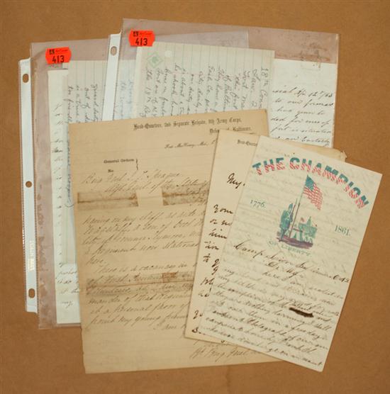  Civil War Soldiers Letters Eight 13978f