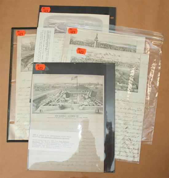 [Civil War Soldiers Letters] Five items