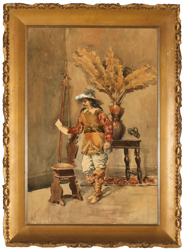 Pio Joris (1843-1921 Italian) Cavalier