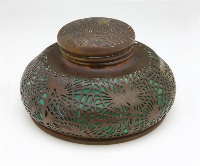 A Tiffany Studios patinated bronze