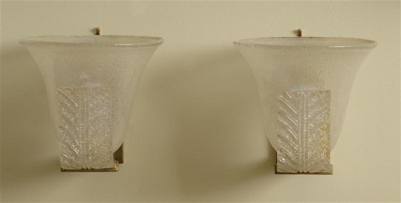 PAIR OF ITALIAN MURANO GLASS AND 13c1b5