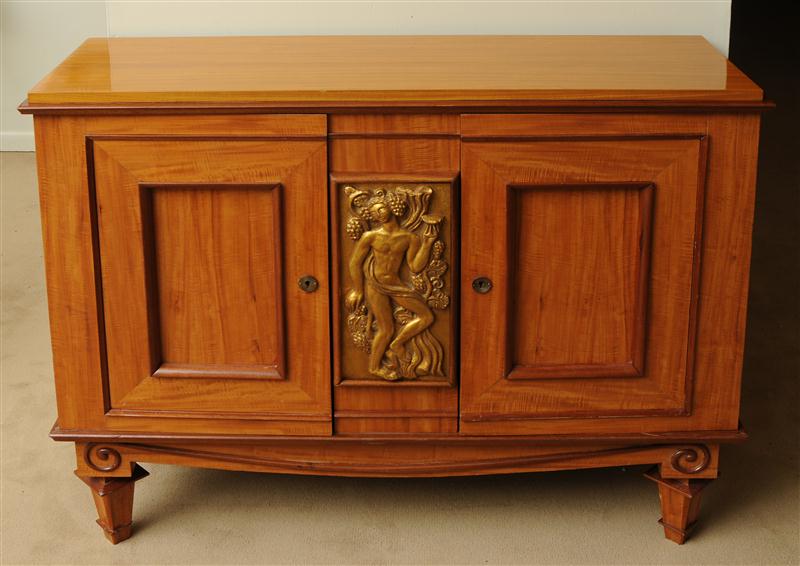 FRENCH ART DECO SYCAMORE AND PARCEL GILT 13c1c7