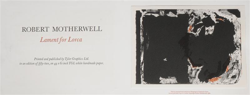 ROBERT MOTHERWELL 1915 1991  13c261