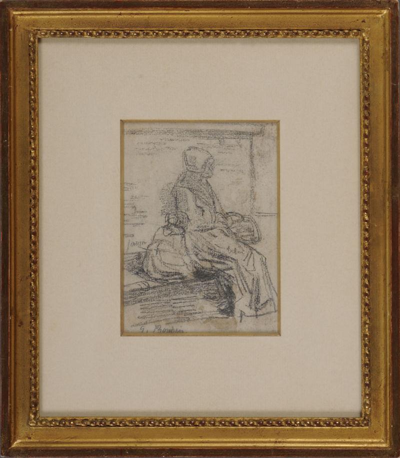 FRENCH SCHOOL: STUDY OF A SEATED