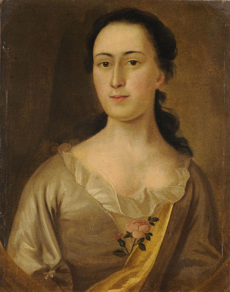 ENGLISH SCHOOL: PORTRAIT OF A LADY WITH