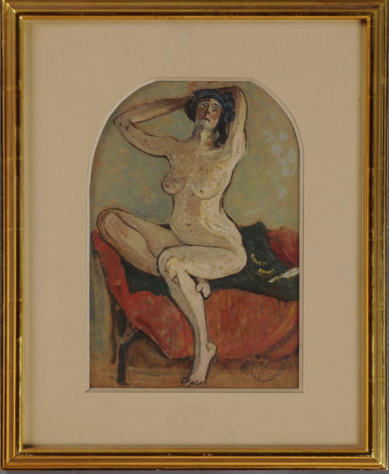 HAYLEY LEVER (1876-1958): SEATED